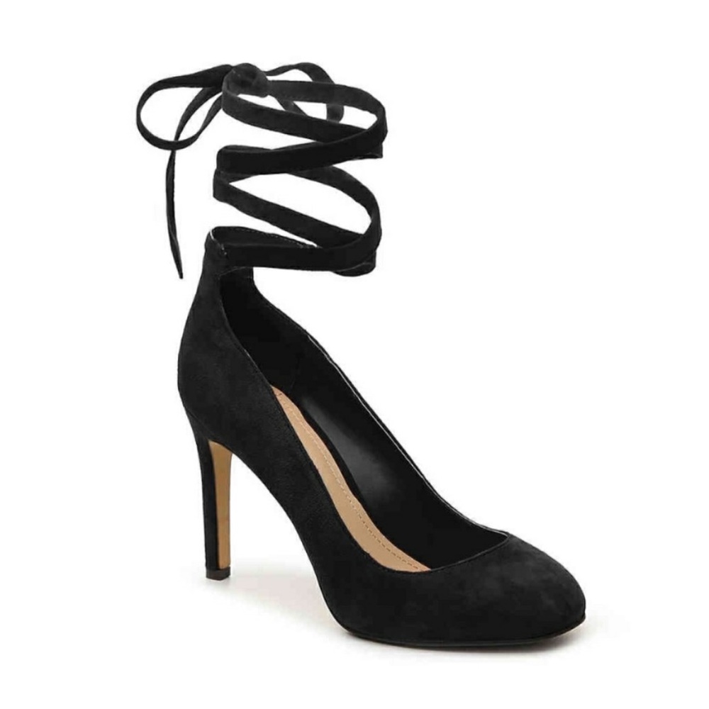 BCBGeneration Ellah-X Suede Laceup Heels Size 9/39